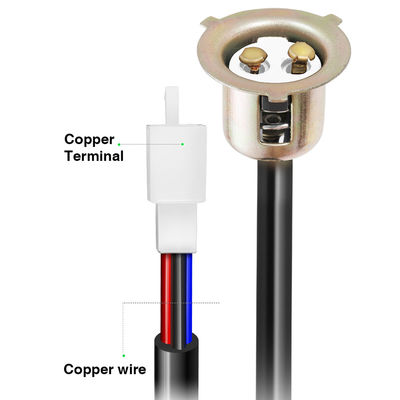 Customized Excellent 180mm Motorcycle Light Socket Bulb Holder with Lighting Function